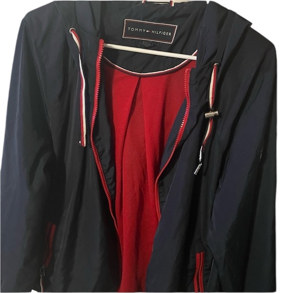 Tommy Hilfiger Jackets & Blazers - Tommy Hilfiger Wind breaker Navy Blue size XL!